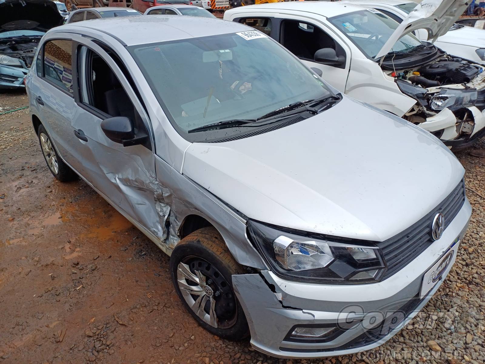 Veículo VW - VolksWagen Gol Volkswagen Gol 1.6 MSI 2021 Colisão Média Monta 2021 em leilão