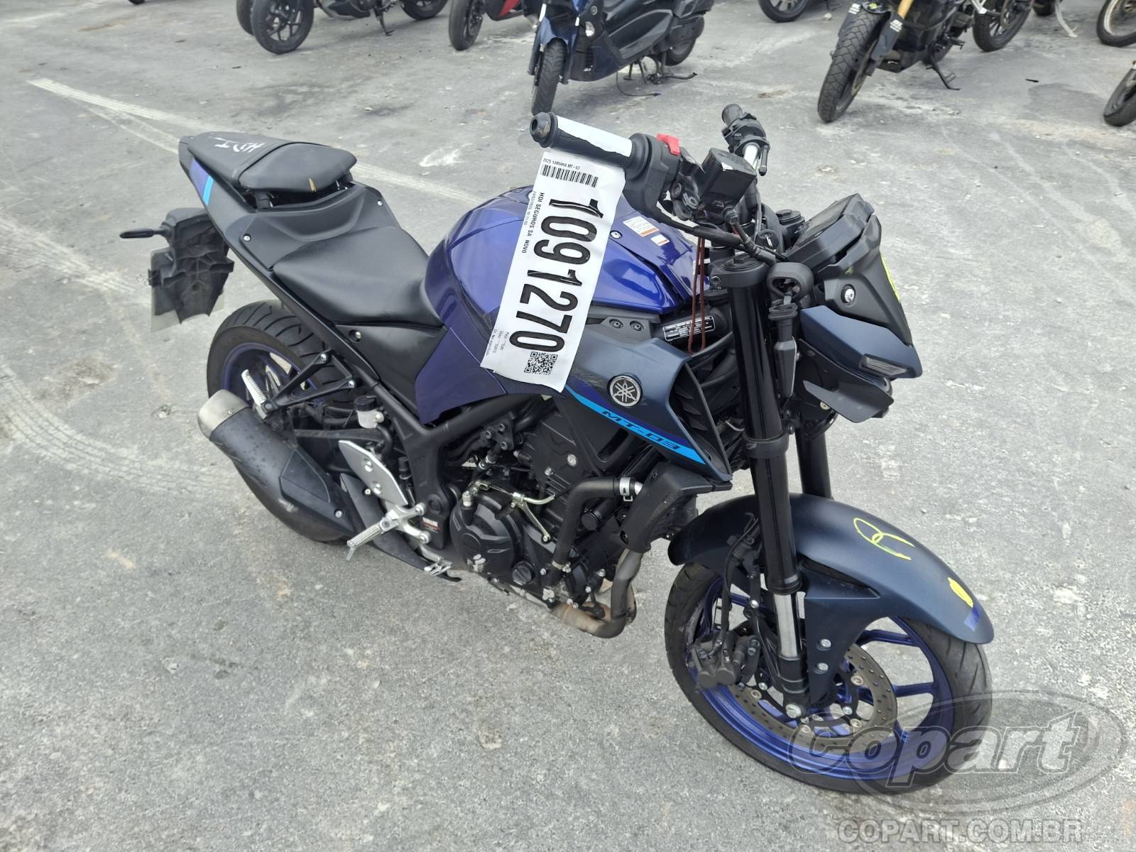 Veículo YAMAHA MT-03 Yamaha MT-03 321 ABS 2025 2025 em leilão