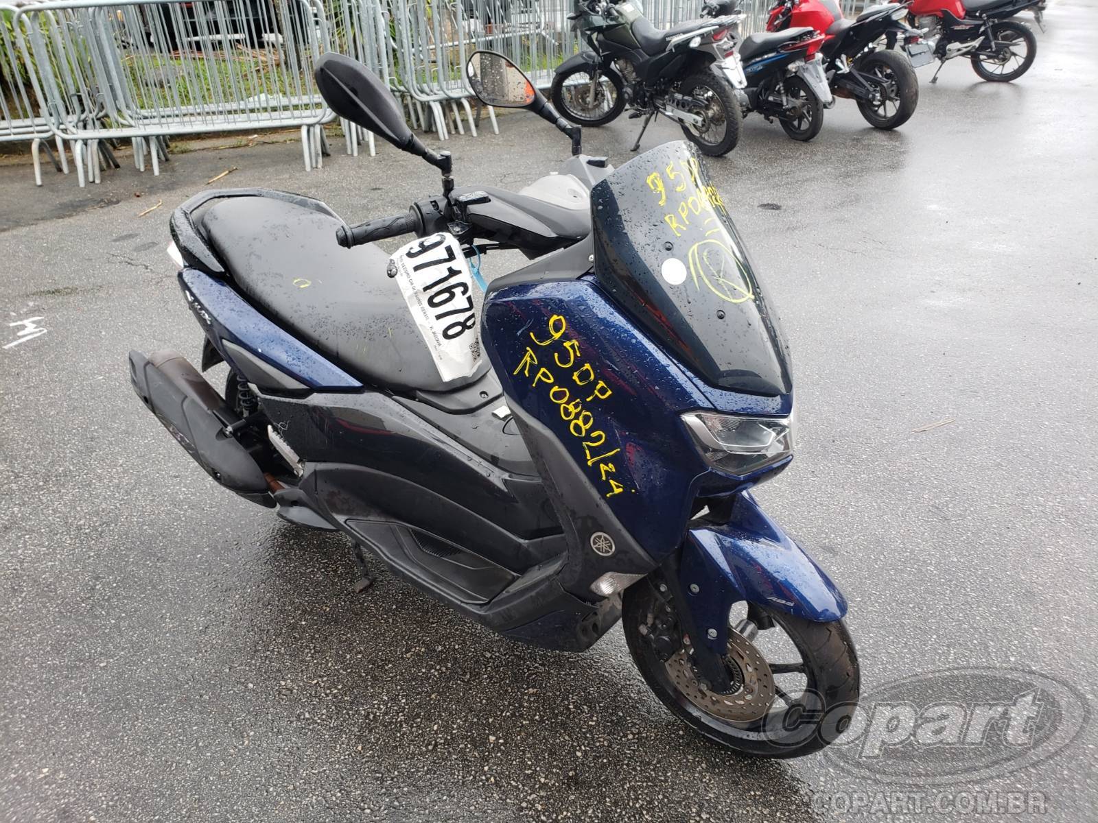 Veículo YAMAHA NMAX Yamaha NMAX 160 ABS 2021 Pequena Monta 2021 em leilão