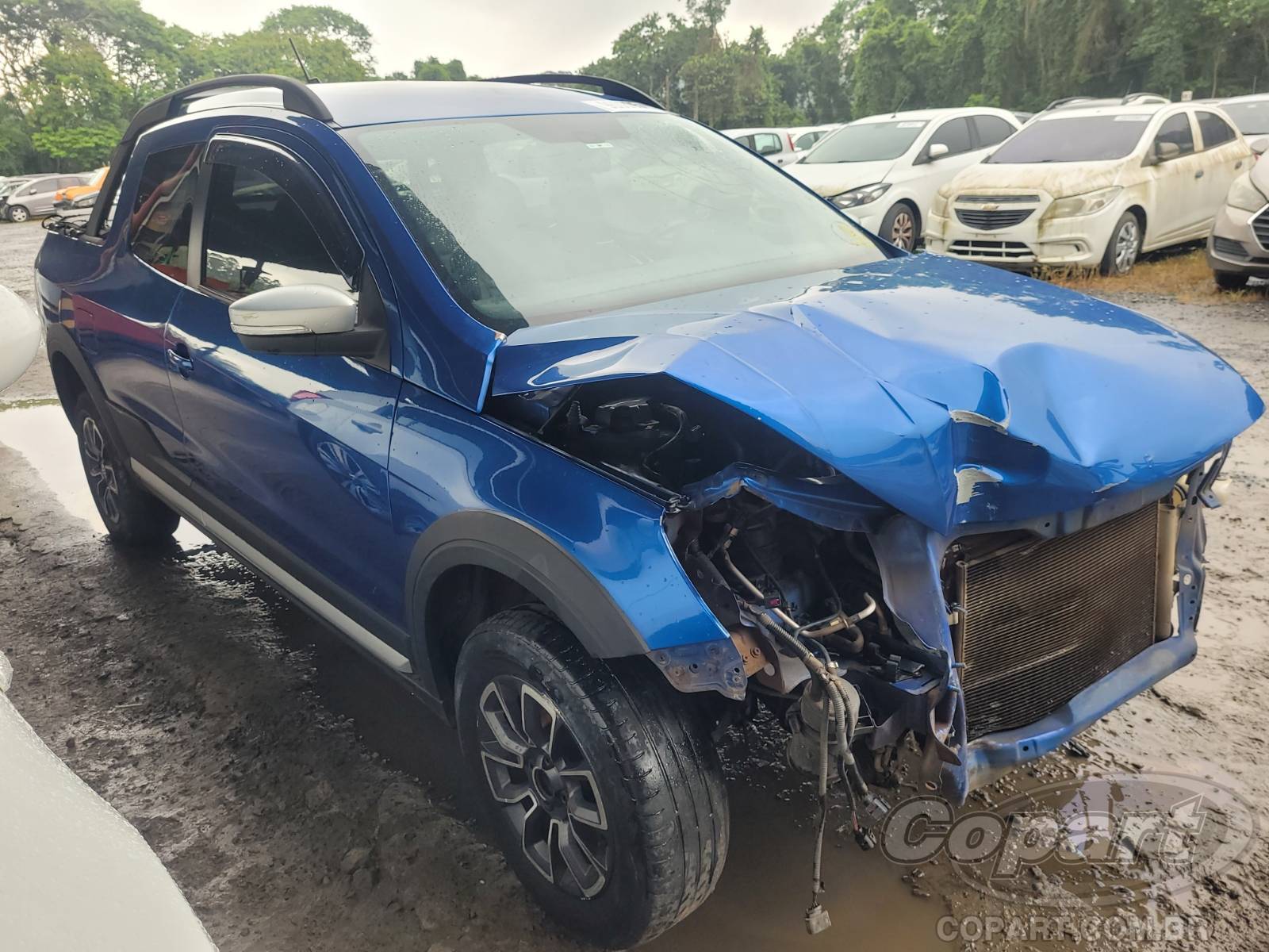 Veículo VW - VolksWagen Saveiro VOLKSWAGEN SAVEIRO CD CROSS 1.6 16V MSI 2017 2017 em leilão