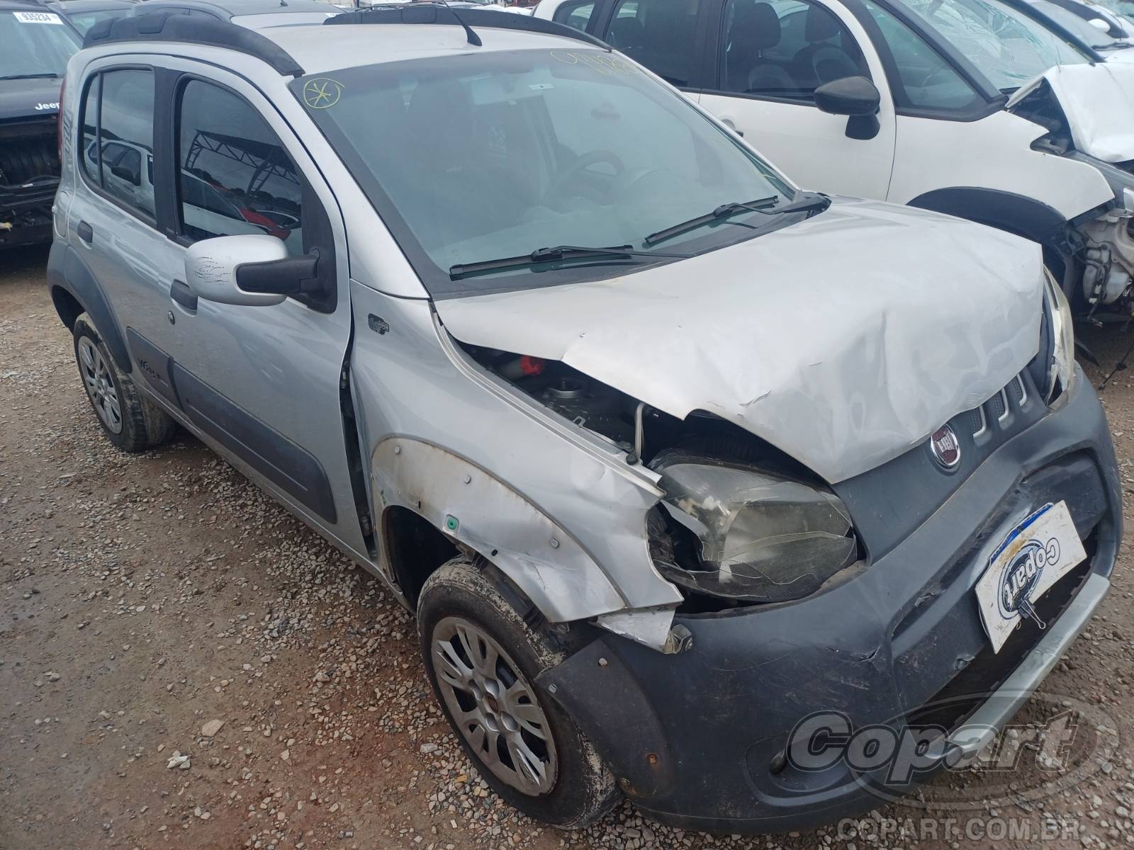 Fiat Uno Way 1.4 EVO 2011 Colisão Média Monta