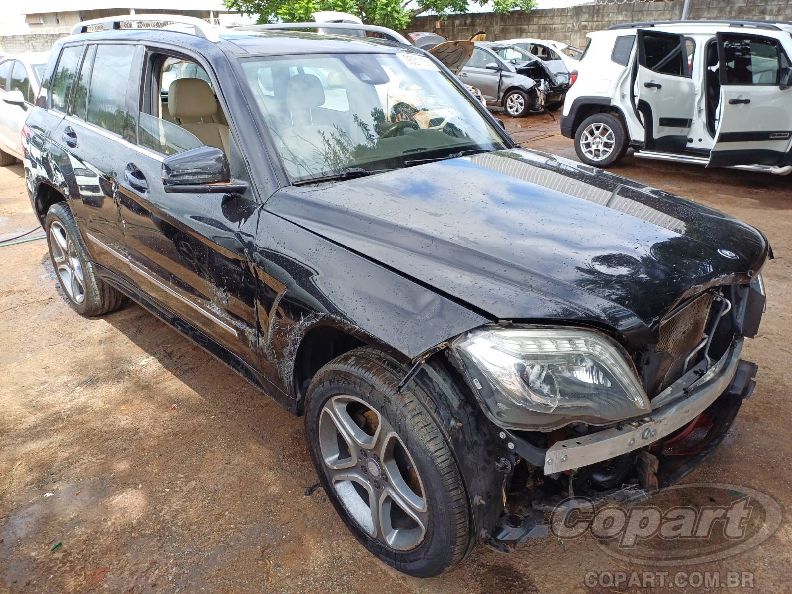 Mercedes Benz Classe GLK 220 CDI 2.1 Turbo 2014 Colisão Média Monta