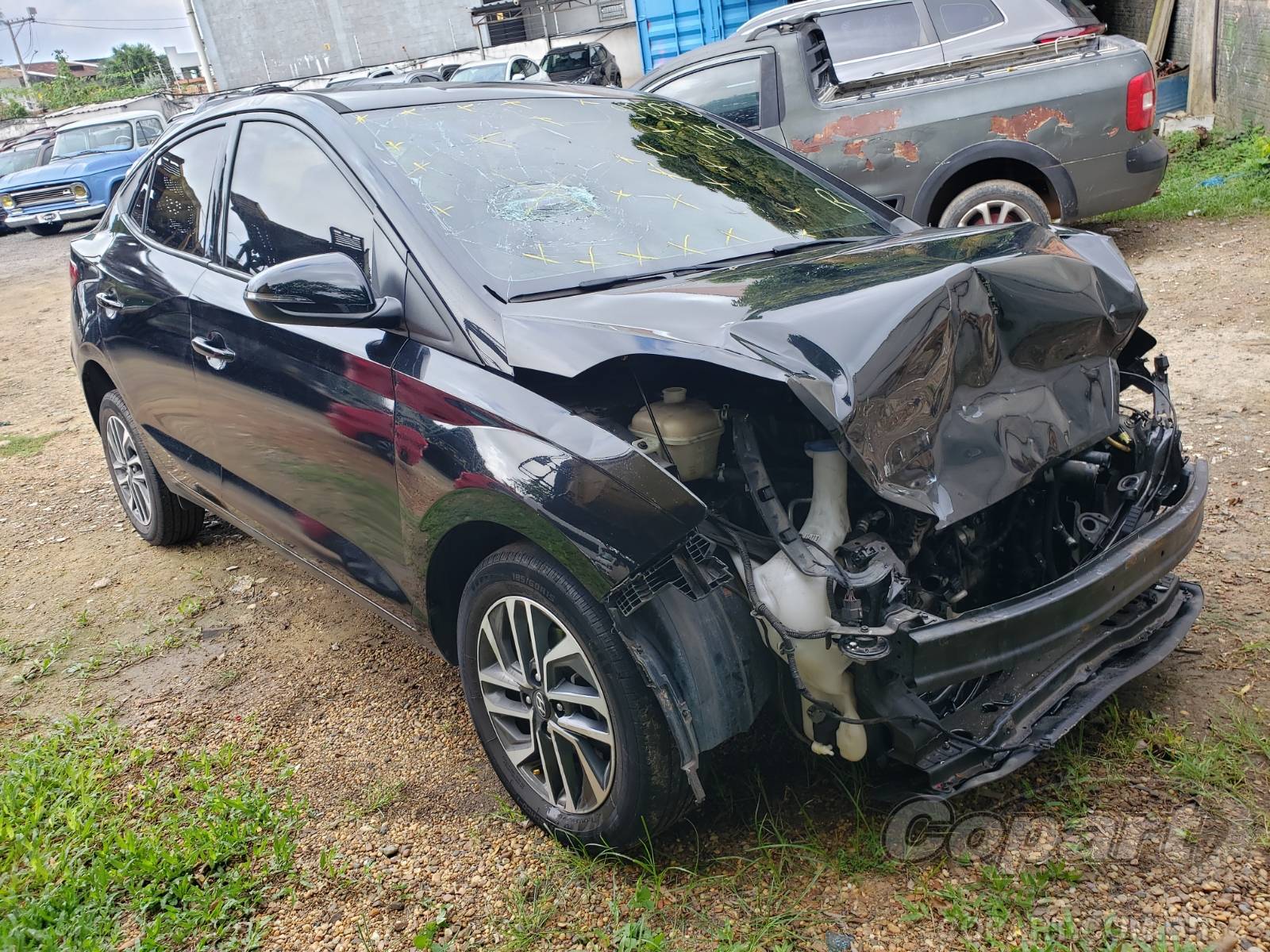 Hyundai HB20S Evolution 1.0 12V TGDI Turbo 2021 Colisão Média Monta