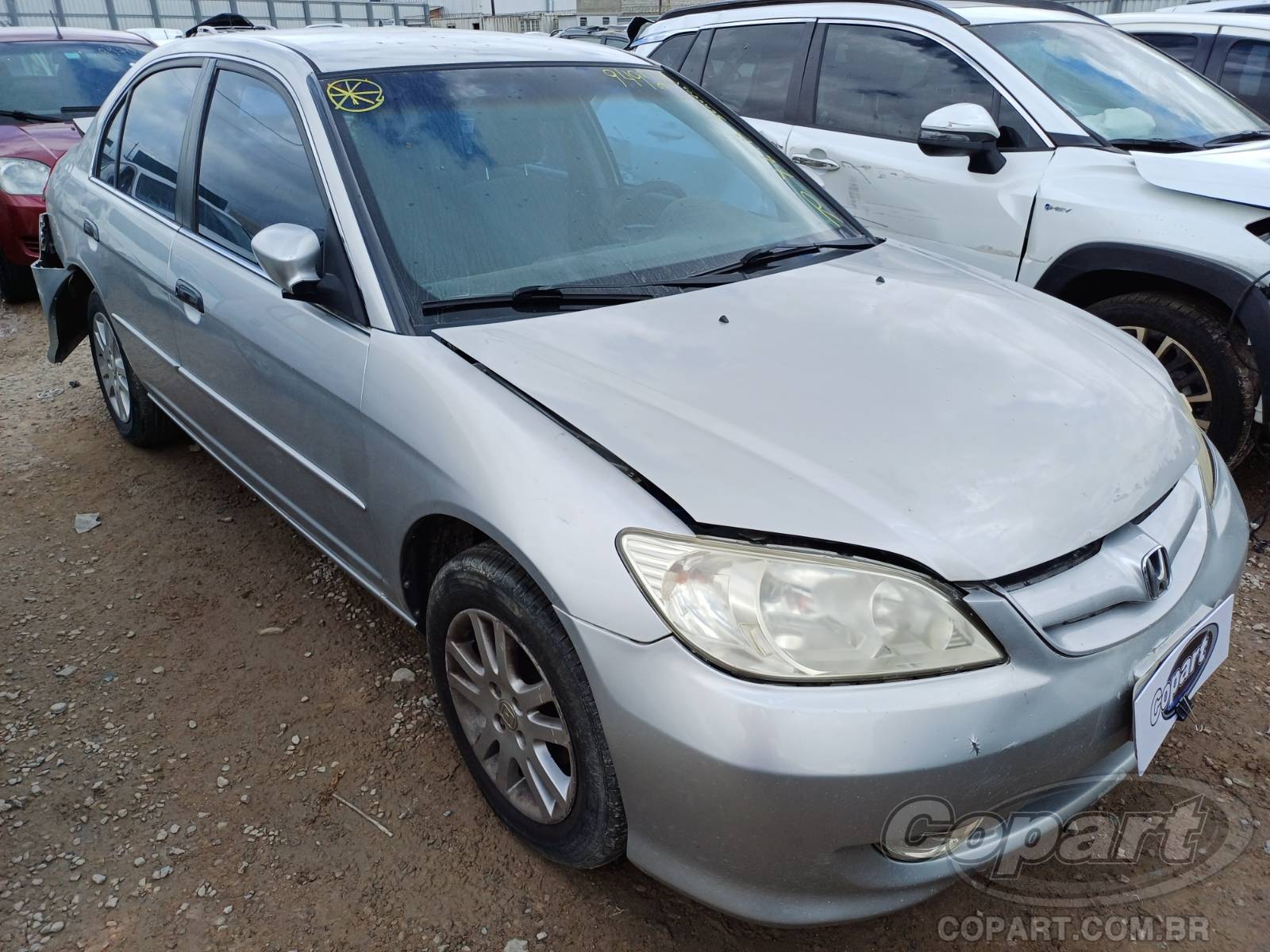 Honda Civic LX 1.7 16V 2006 Médio Dano Traseiro