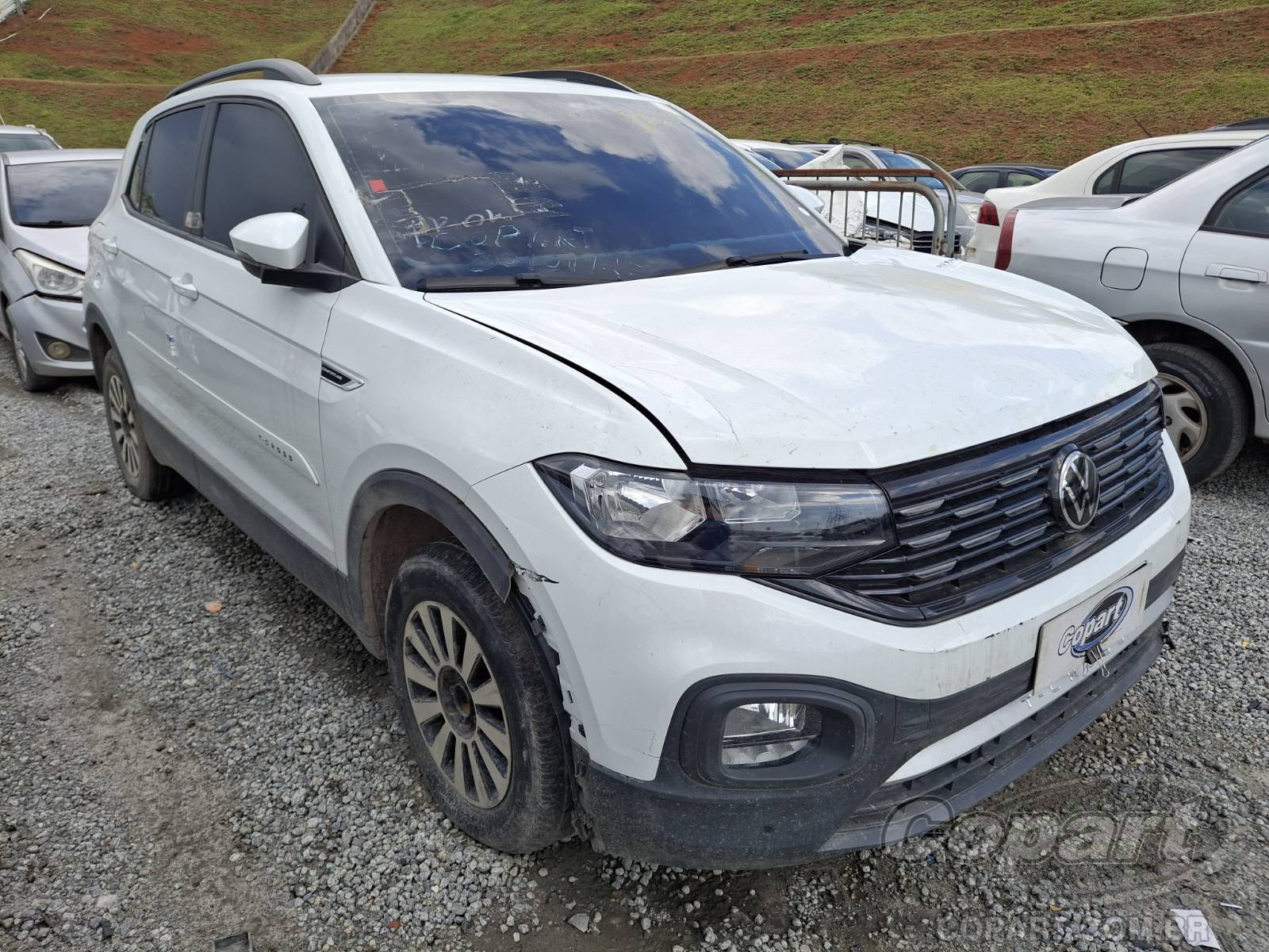 Veículo VW - VolksWagen T-Cross Volkswagen T-Cross Comfortline 1.0 12V TSI Turbo 2024 Pequena Monta 2024 em leilão