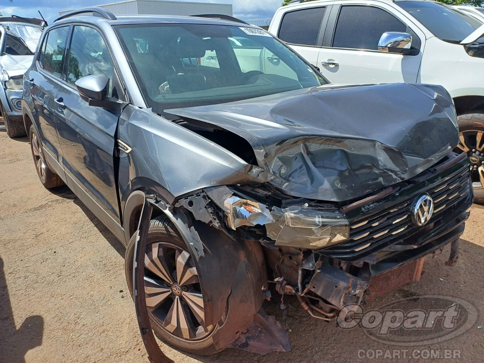 Veículo VW - VolksWagen T-Cross 2021 VOLKSWAGEN T-CROSS T-Cross Comfortline 200 AT 1.0 12V TSI Turbo 2021 em leilão
