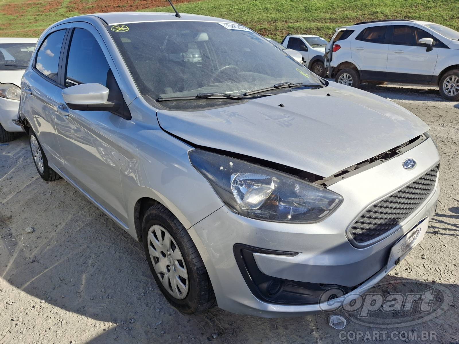 Veículo Ford Ka FORD KA 2021 - Motor dá partida e engina - Dano: Média Monta 2021 em leilão