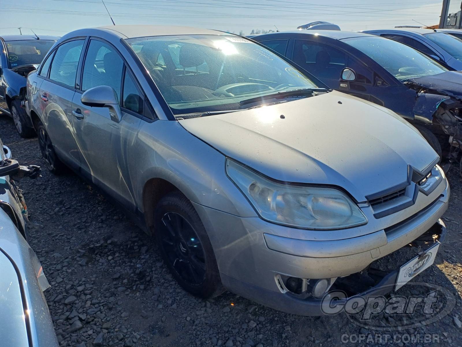 Veículo Citroën C4 Pallas Citroen C4 Pallas Exclusive 2.0 16V 2008 Colisão Frontal 2008 em leilão