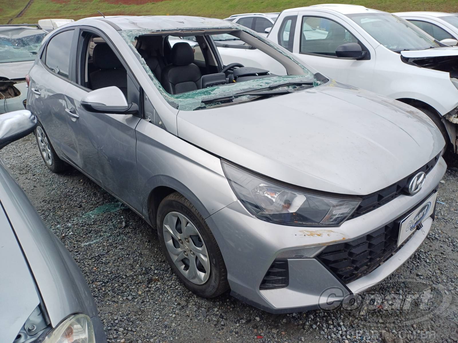 Veículo Hyundai HB20 HYUNDAI HB20 COMFORT 1.0 12V CVVT 2023 2024 em leilão