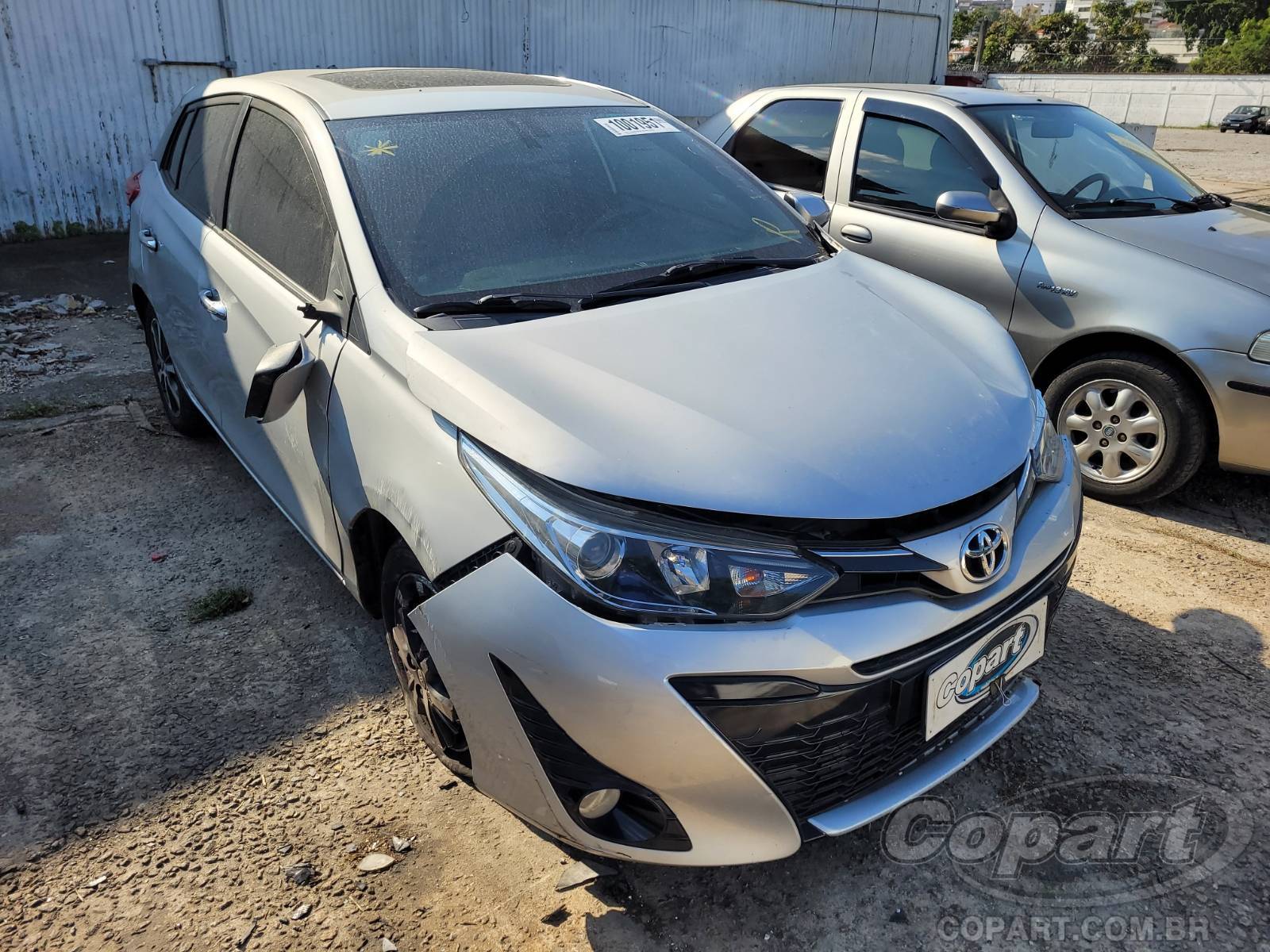 Veículo Toyota Yaris Toyota Yaris XLS CVT 1.5 16V Dual VVT-i 2019 2019 em leilão