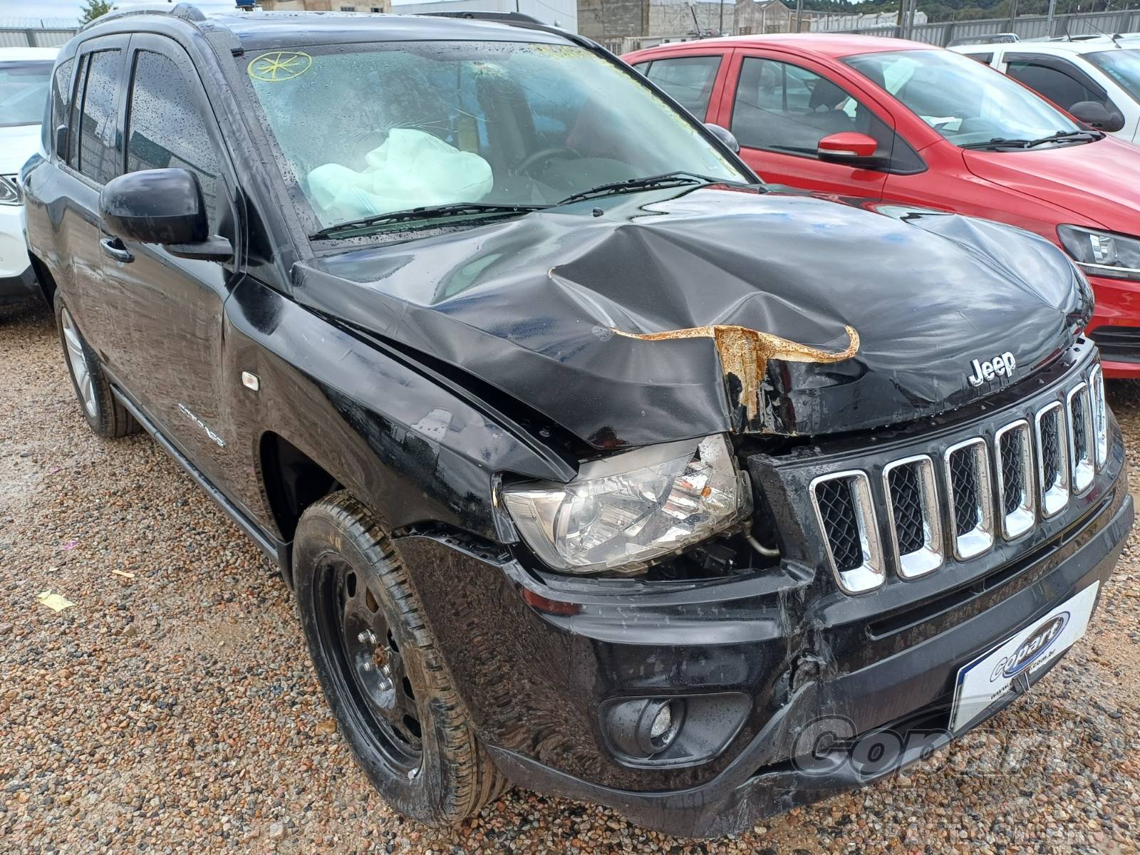Veículo Jeep Compass Jeep Compass Sport 2.0 16V Dual VVT 2012 Médio Dano Frontal 2012 em leilão