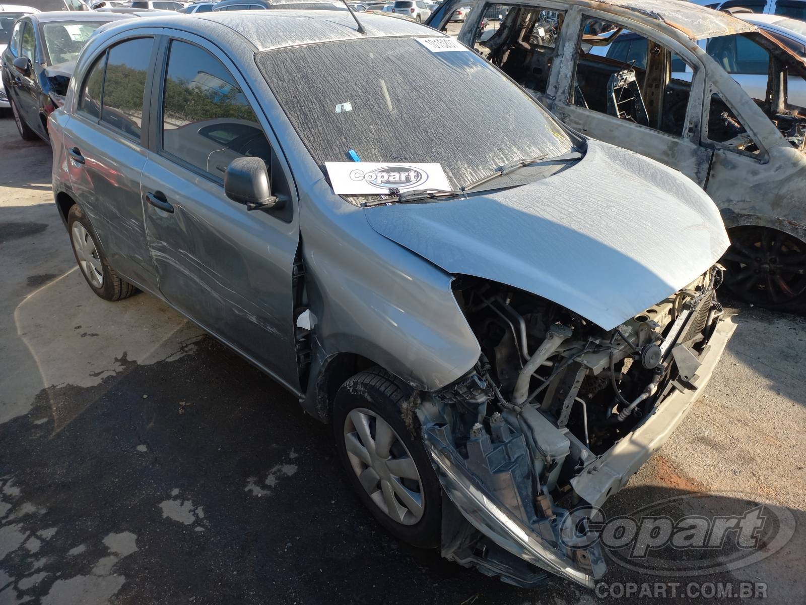 Veículo Nissan March 2015 NISSAN MARCH S 1.0 12V 2016 em leilão