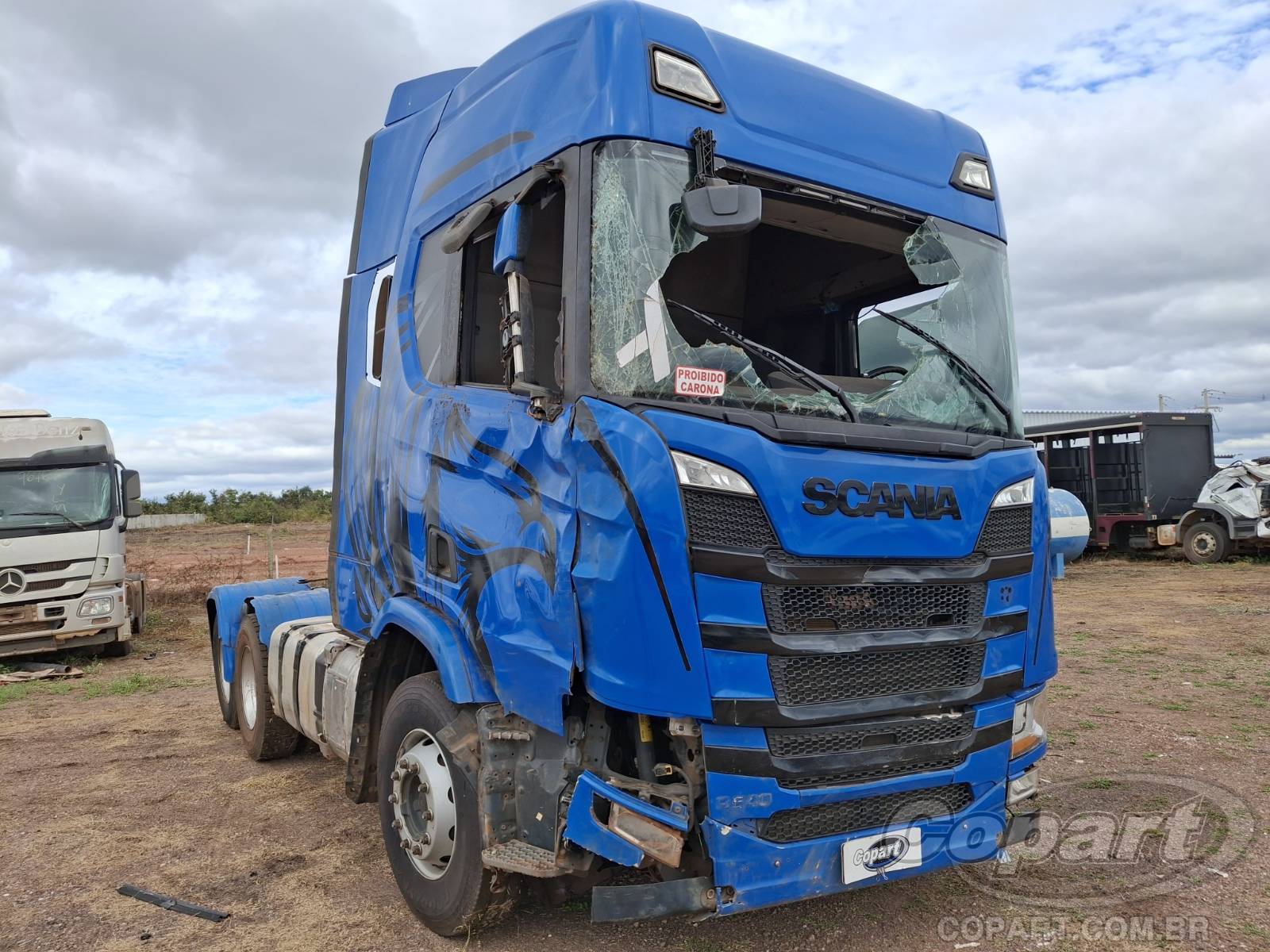 Scania R 450 2022 Caminhão Colisão