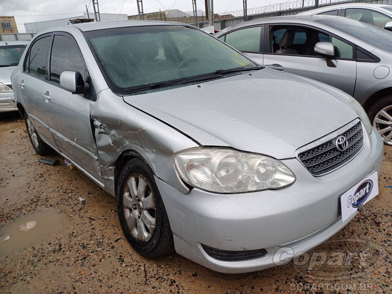 Veículo Toyota Corolla Toyota Corolla XEI 1.8 16V VVT-I 2007 Colisão Frontal 2007 em leilão