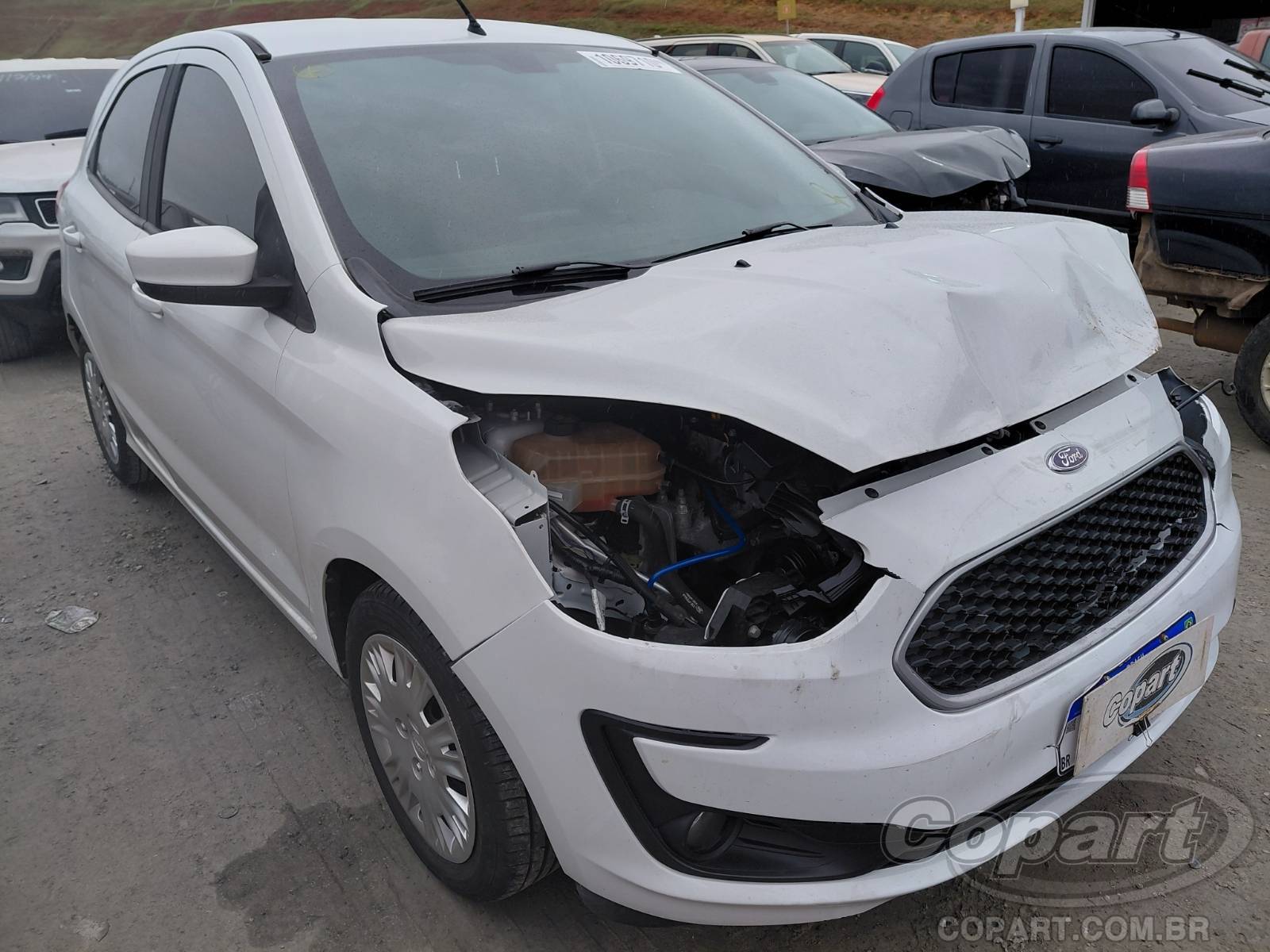 Veículo Ford Ka Ford Ka SE 1.0 12V TiVCT 2019 Colisão Frontal 2019 em leilão