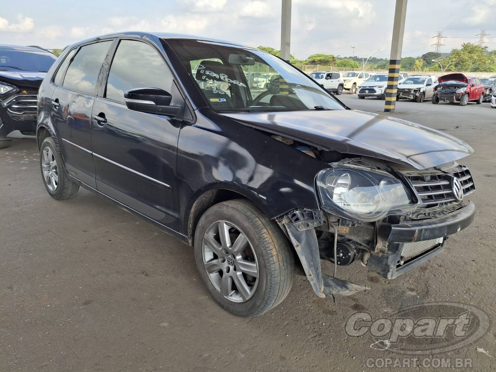 Volkswagen Polo Sportline 1.6 Total Flex 2012 Colisão Média Monta