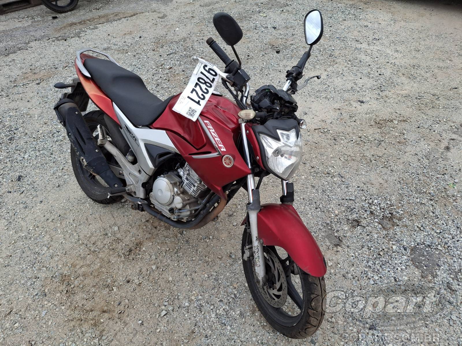 Veículo YAMAHA Fazer Yamaha Fazer YS 250 2012 Médio Monta Colisão 2012 em leilão