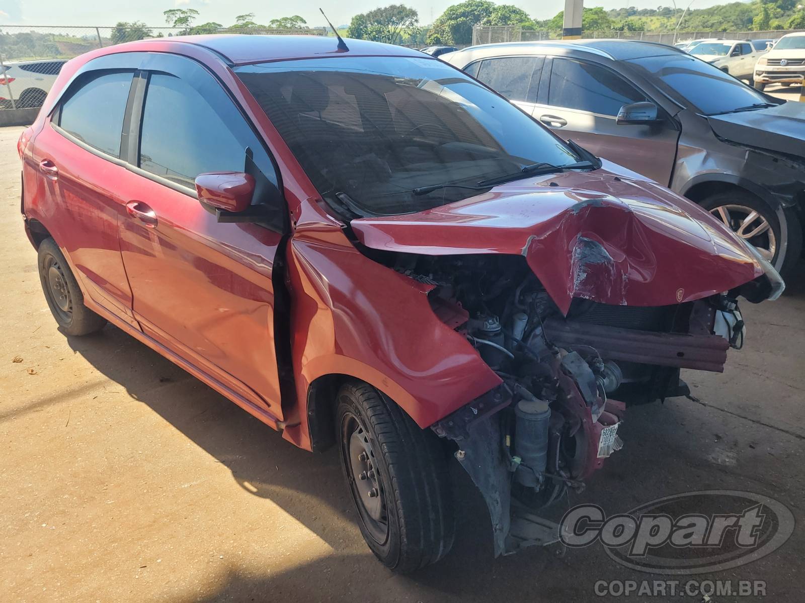 Veículo Ford Ka Ford Ka SE 1.0 12V 2018 Médio Dano Frontal 2018 em leilão