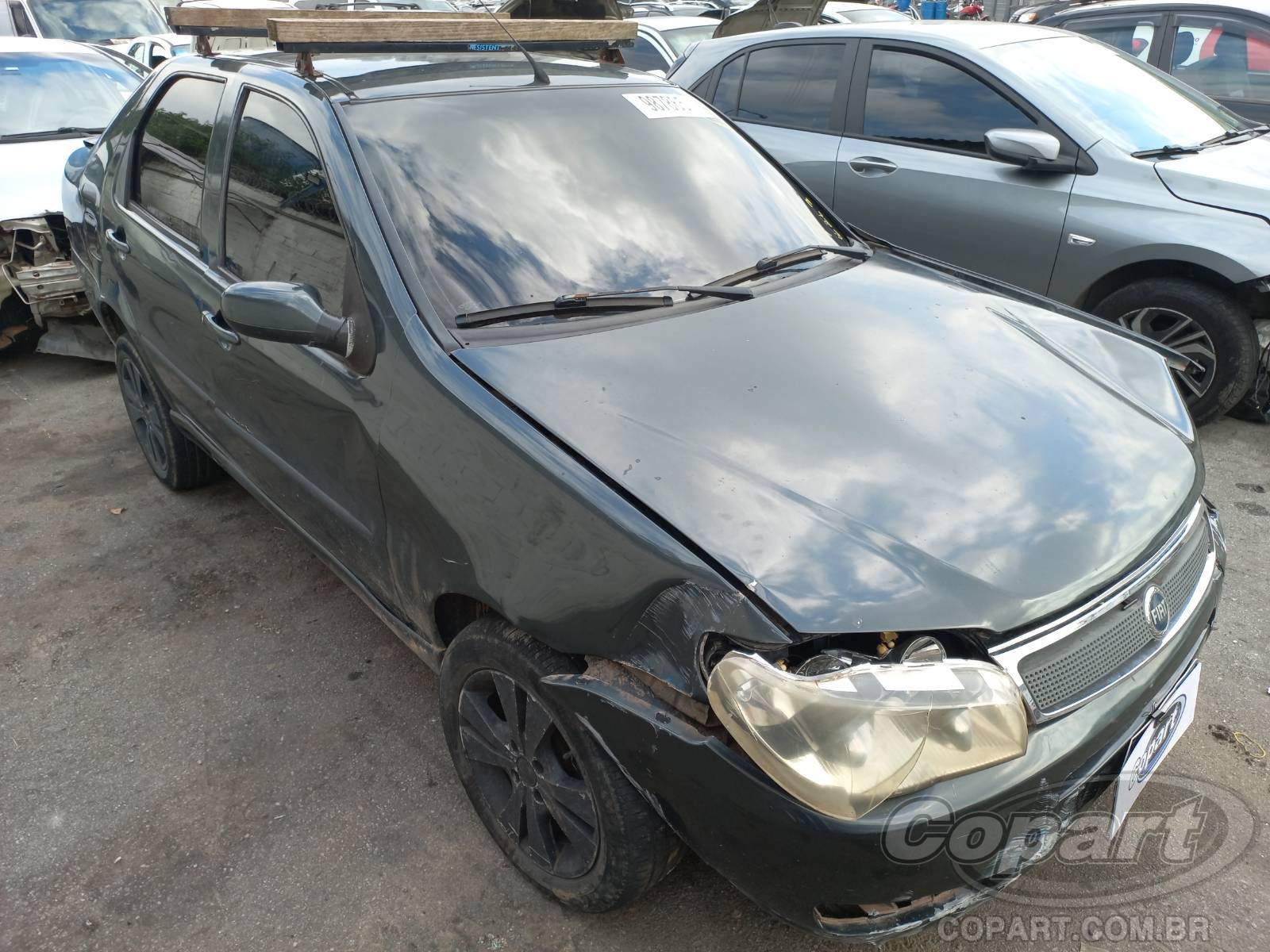 Fiat Siena Fire 1.0 2008 Colisão Média Monta