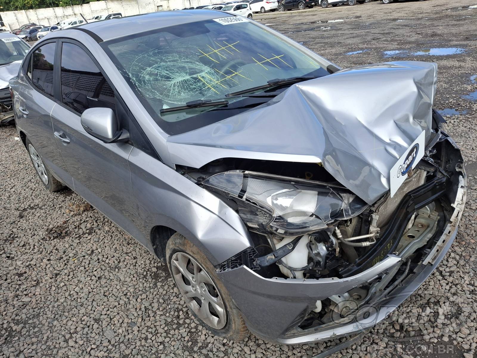Veículo Hyundai HB20S HYUNDAI HB20S Vision 1.0 12V CVVT 2020 2020 em leilão