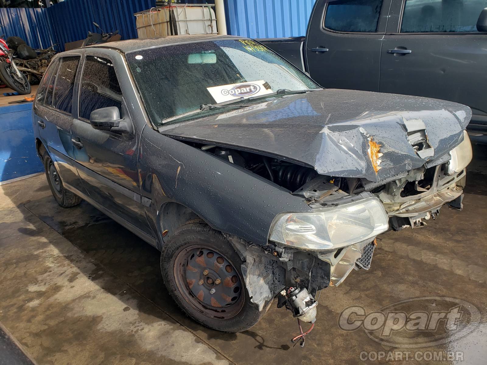 Volkswagen Gol Power 1.0 2003 Colisão Frontal