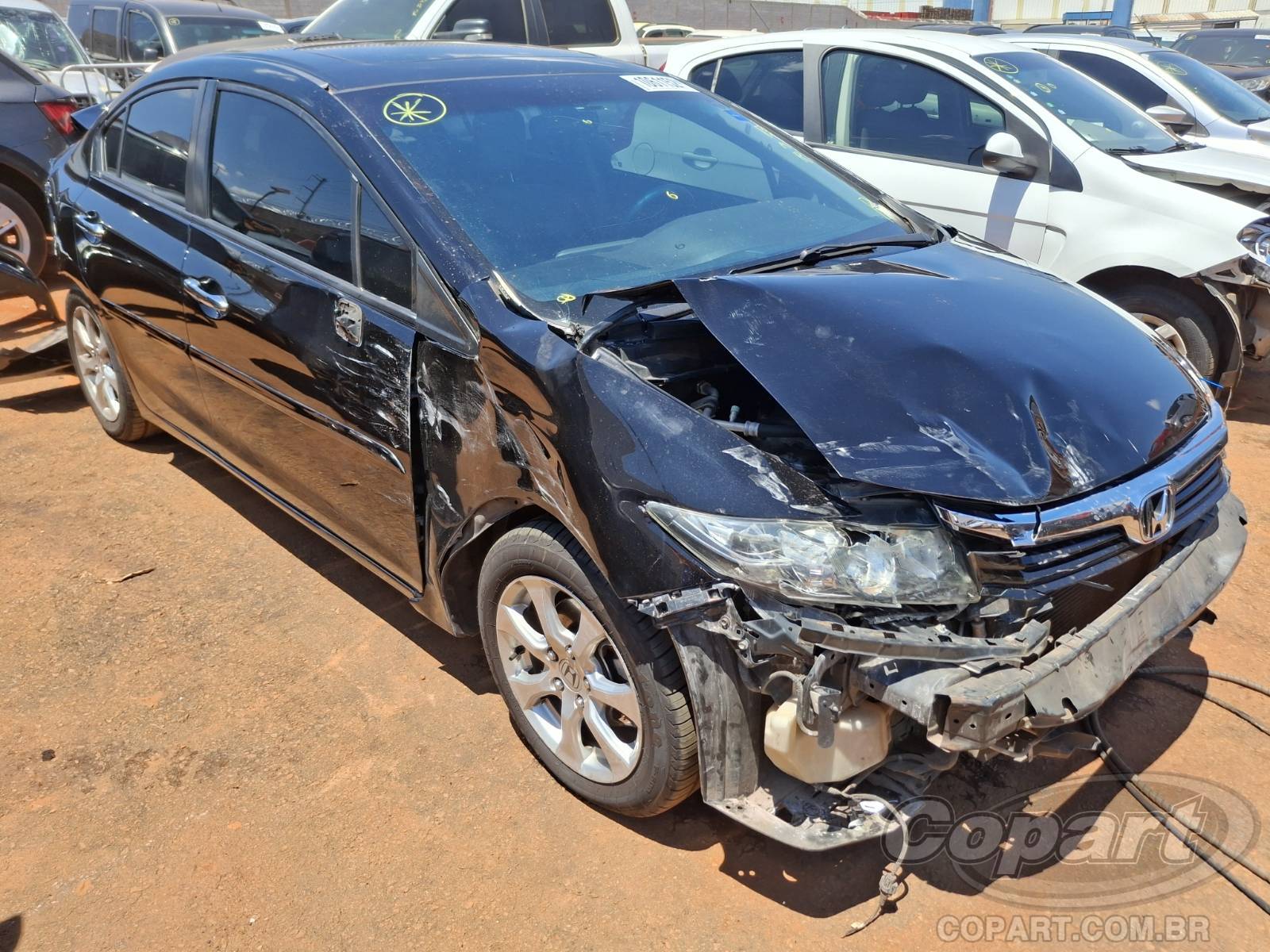Veículo Honda Civic HONDA CIVIC EXR 2.0 16V i-VTEC 2013 2014 em leilão
