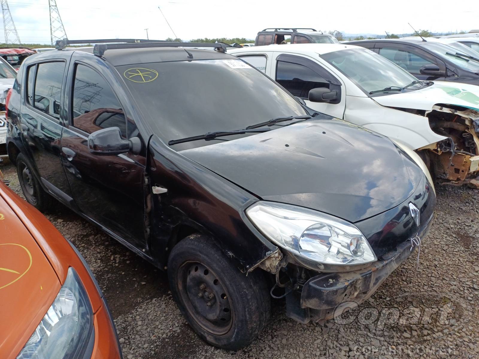 Veículo Renault Sandero Renault Sandero Expression 1.6 Hi-Flex 2012 Médio Estado 2012 em leilão