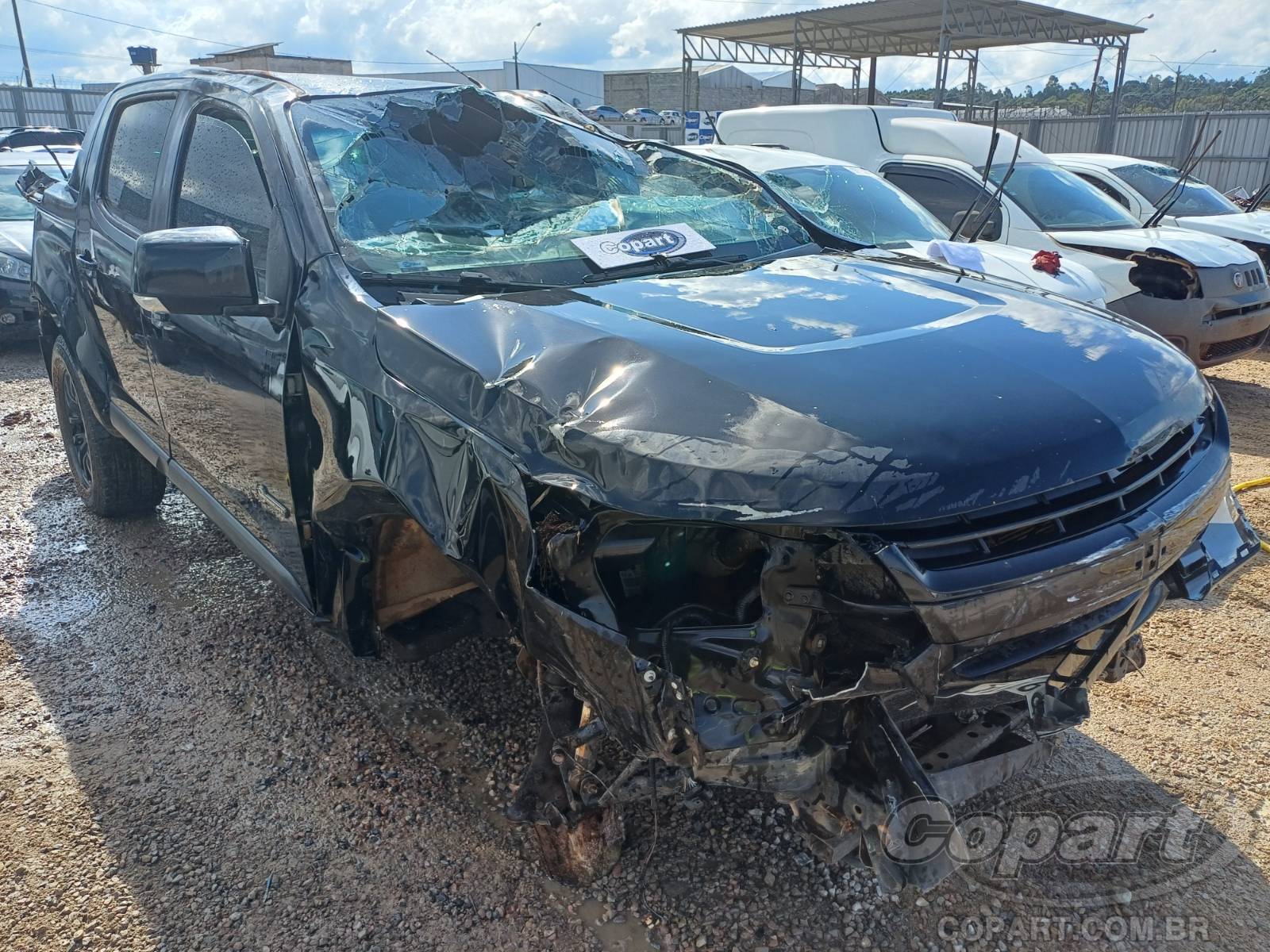 Veículo GM - Chevrolet S10 Chevrolet S10 Cabine Dupla Midnight 2.8 CTDI 2019 Médio Dano 2019 em leilão