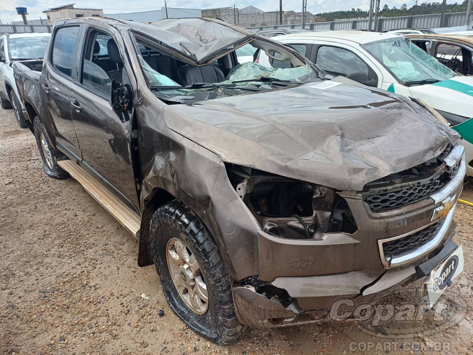 Veículo CHEVROLET S10 Chevrolet S10 Cabine Dupla LT 2.8 CTDI 2013 Médio Dano 2013 em leilão