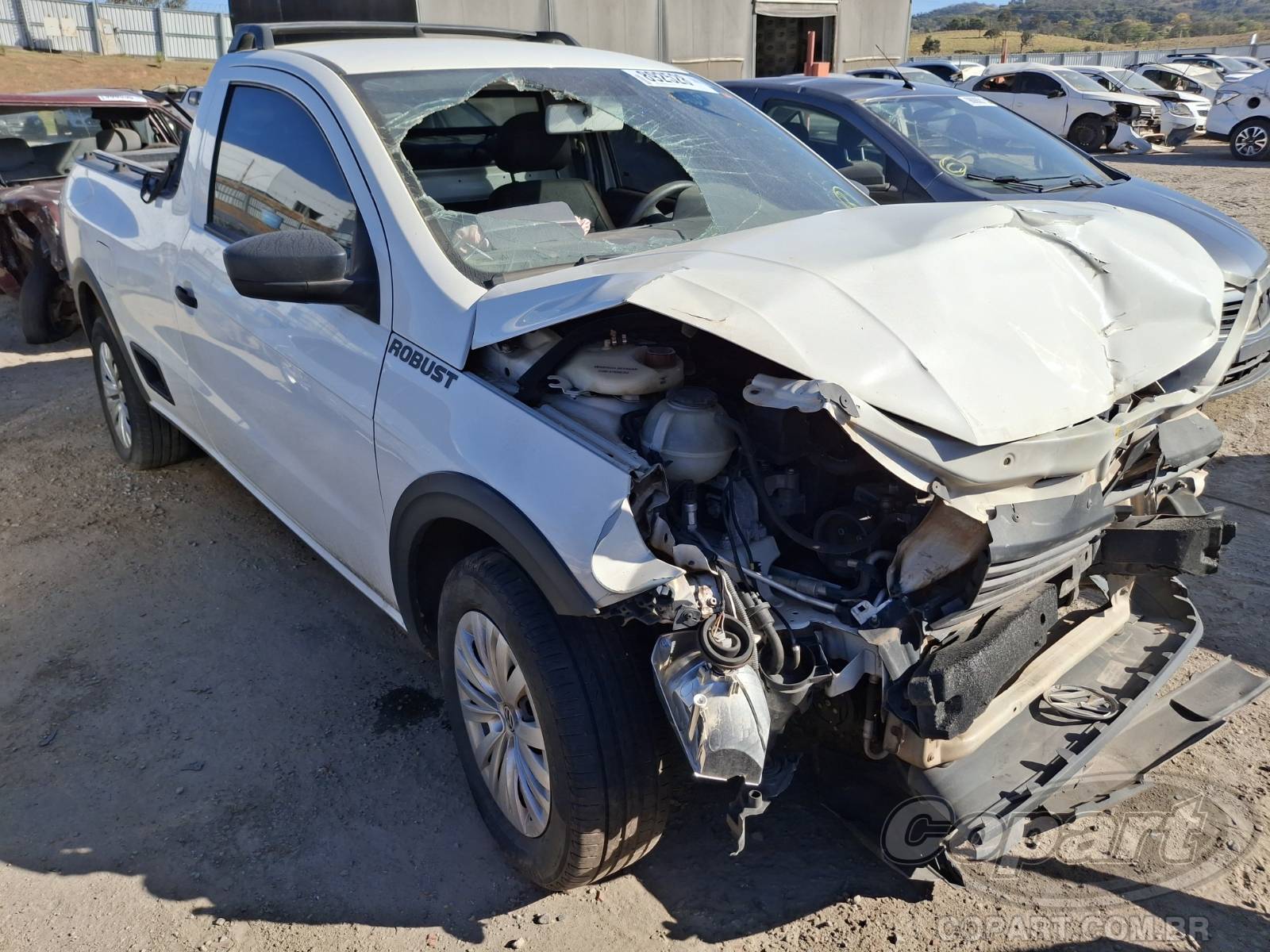 Veículo VW - VolksWagen Saveiro VOLKSWAGEN SAVEIRO ROBUST 1.6 MSI 2021 Conservado 2021 em leilão