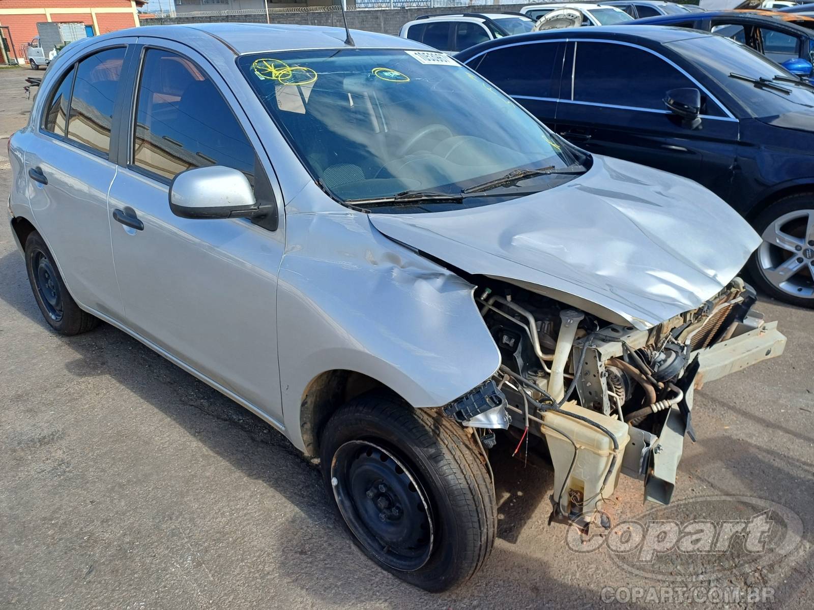 Veículo Nissan March 2017 NISSAN MARCH S 1.0 12V FLEXIVEL ALCOOL/GASOLINA 2018 em leilão