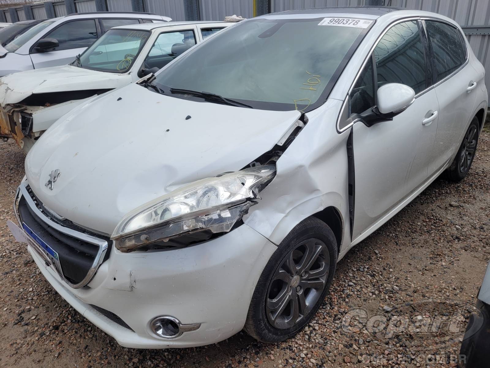 Veículo Peugeot 208 Peugeot 208 Griffe 1.6 16V VVT 2015 Médio Monta Frontal 2015 em leilão
