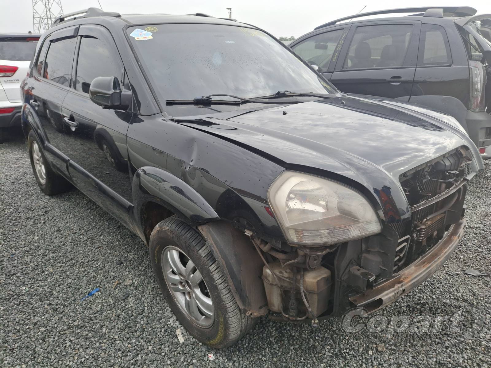 Hyundai Tucson GLS 2.0 16V 2007 Colisão