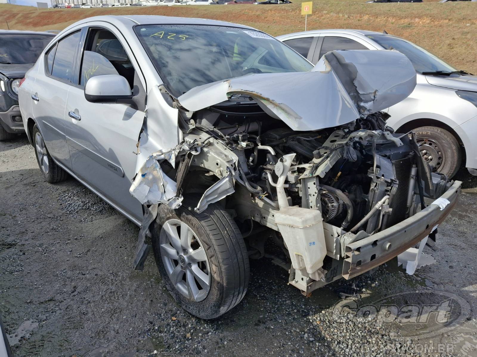 Veículo Nissan Versa 2013 NISSAN VERSA SL 1.6 16V 2014 em leilão