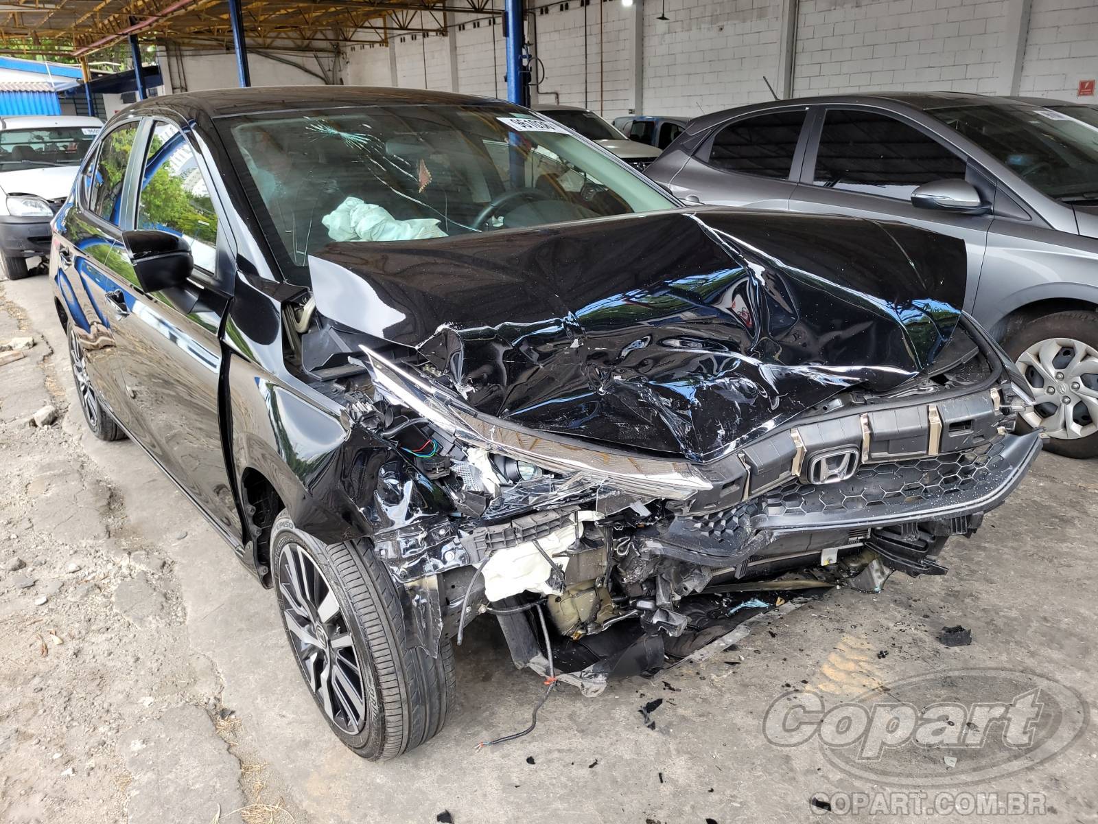 Veículo Honda City Honda City Hatchback EXL 1.5 16V I-VTEC 2022 Médio Dano Frontal 2022 em leilão