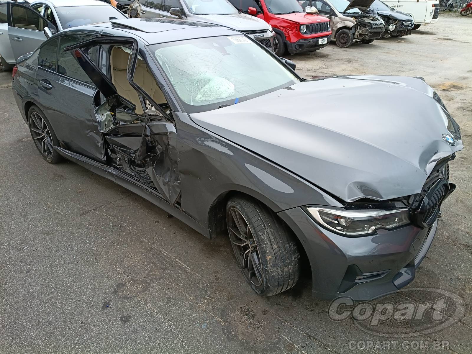 Veículo BMW Série 3 BMW Série 3 320i 2.0 16V Twin Turbo 2021 2021 em leilão