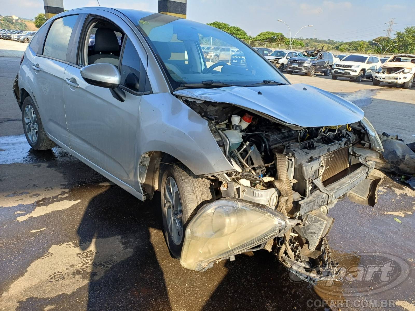 Citroen C3 Tendance 1.5 2014 Colisão Média Monta