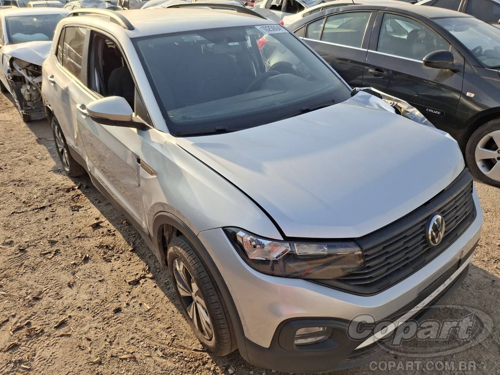 Veículo VW - VolksWagen T-Cross 2022 VOLKSWAGEN T-CROSS T-Cross Sense 200 AT 1.0 12V TSI Turbo 2022 em leilão