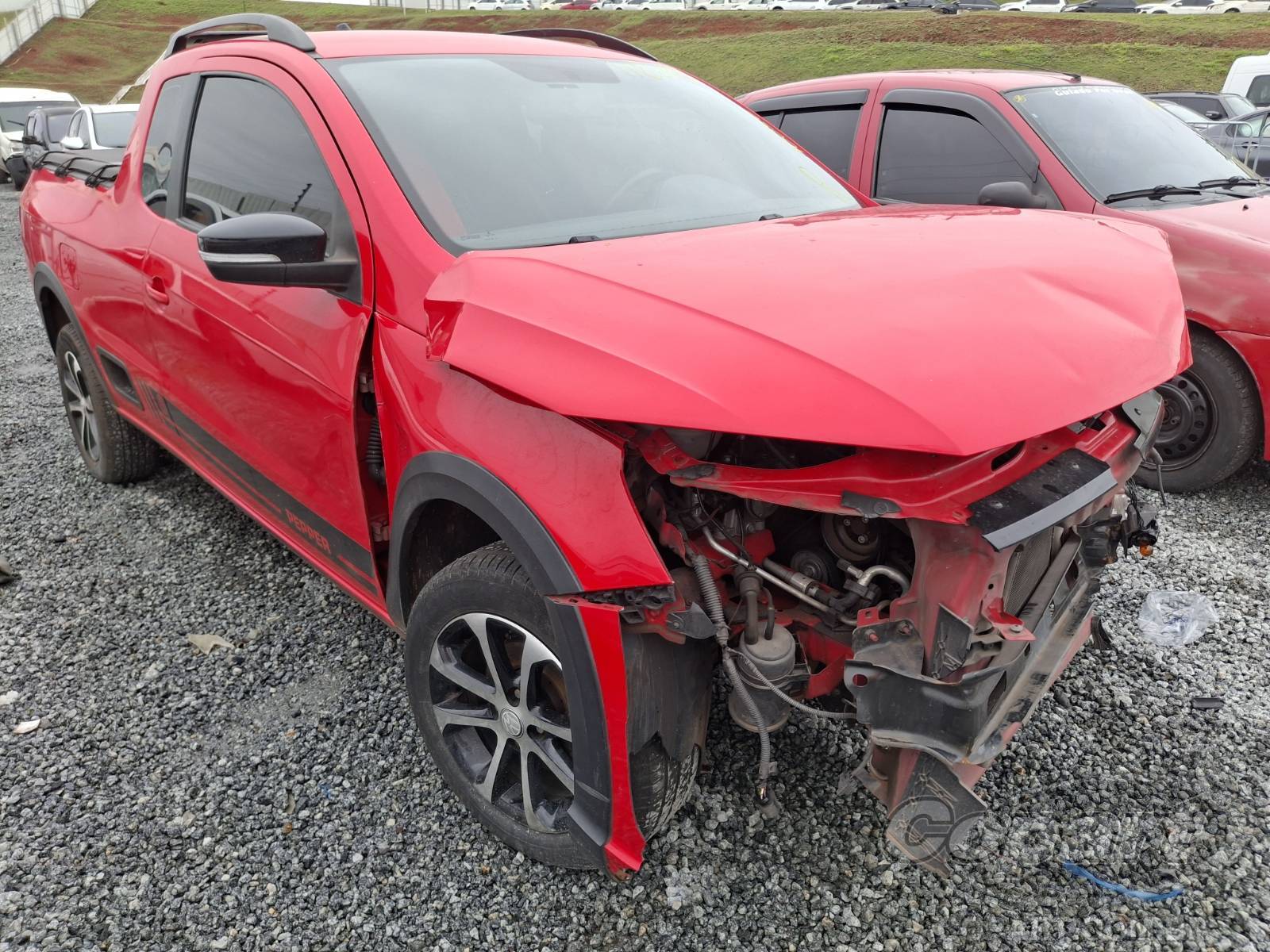 Veículo VW - VolksWagen Volkswagen Volkswagen Saveiro CE 1.6 MSI 2018 em leilão