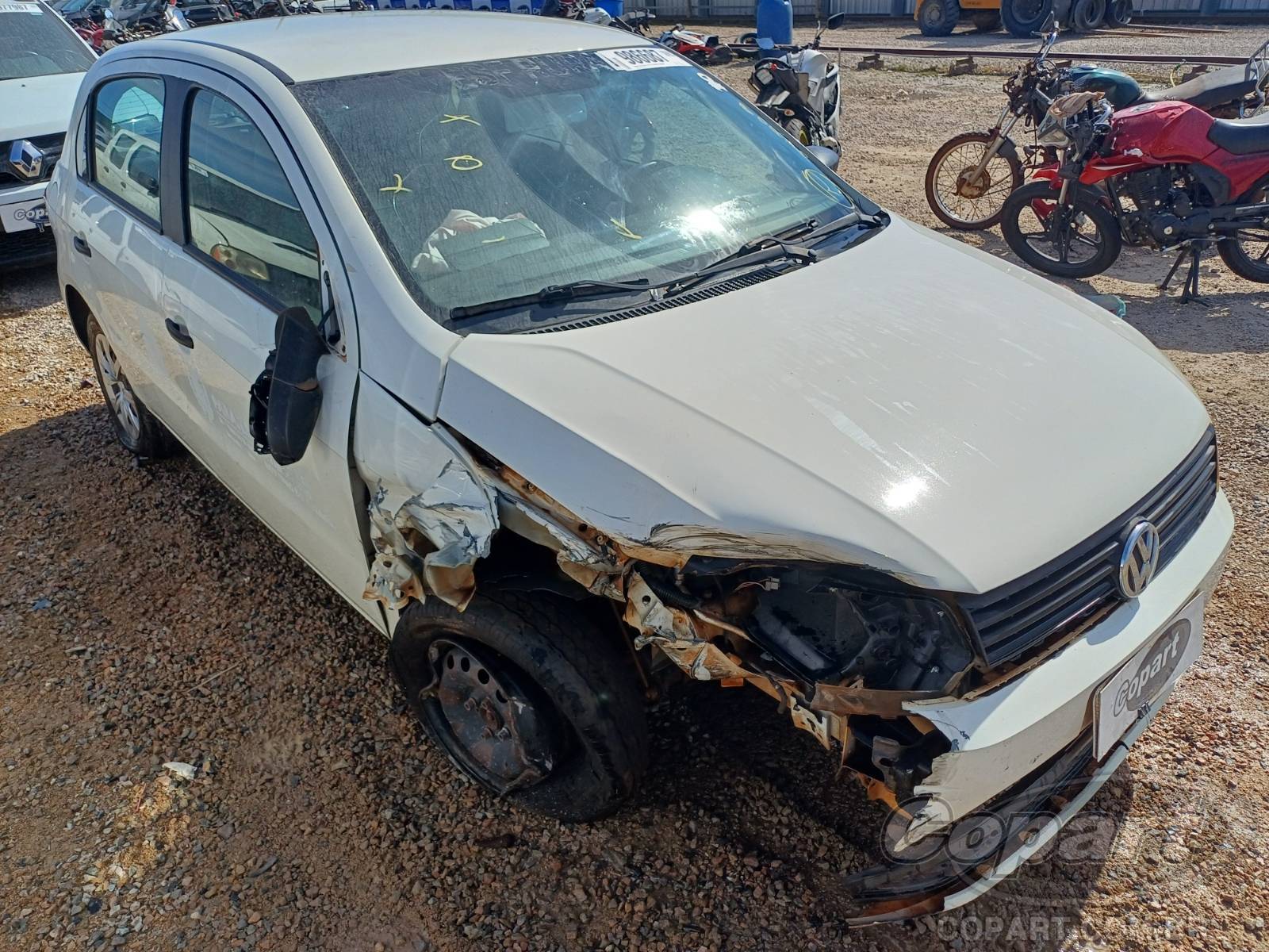 Veículo VW - VolksWagen Gol Volkswagen Gol 1.0 2019 Colisão Média Monta 2019 em leilão