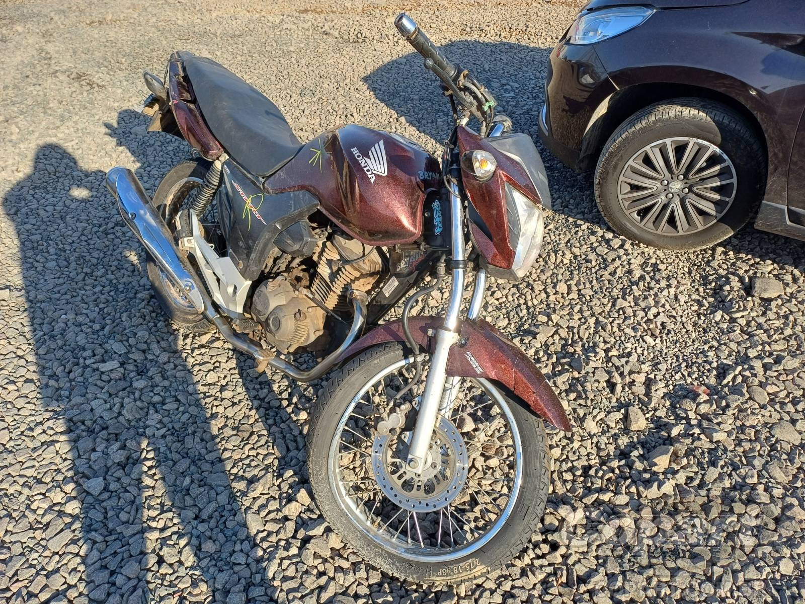 Veículo HONDA CG HONDA CG 160 Start 2023 Colisão Média Monta 2023 em leilão