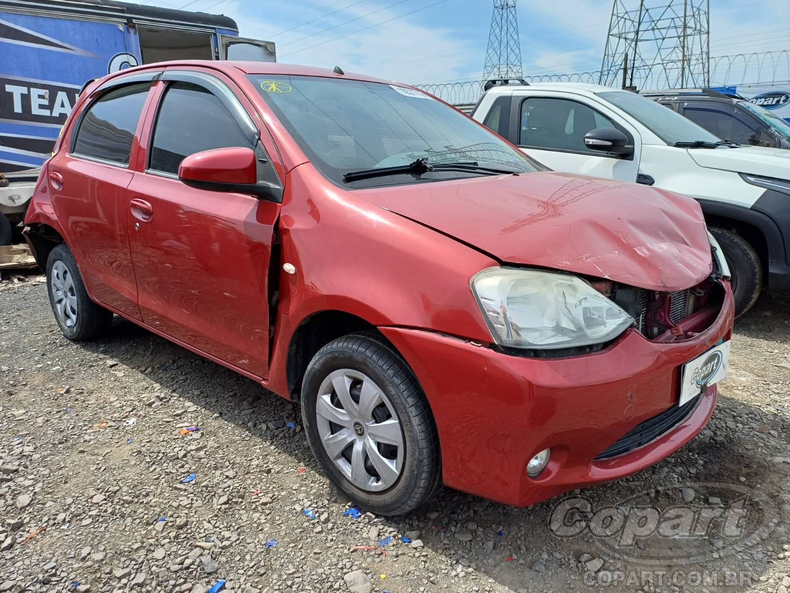 Veículo Toyota Etios TOYOTA ETIOS X 1.3 16V 2014 2014 em leilão