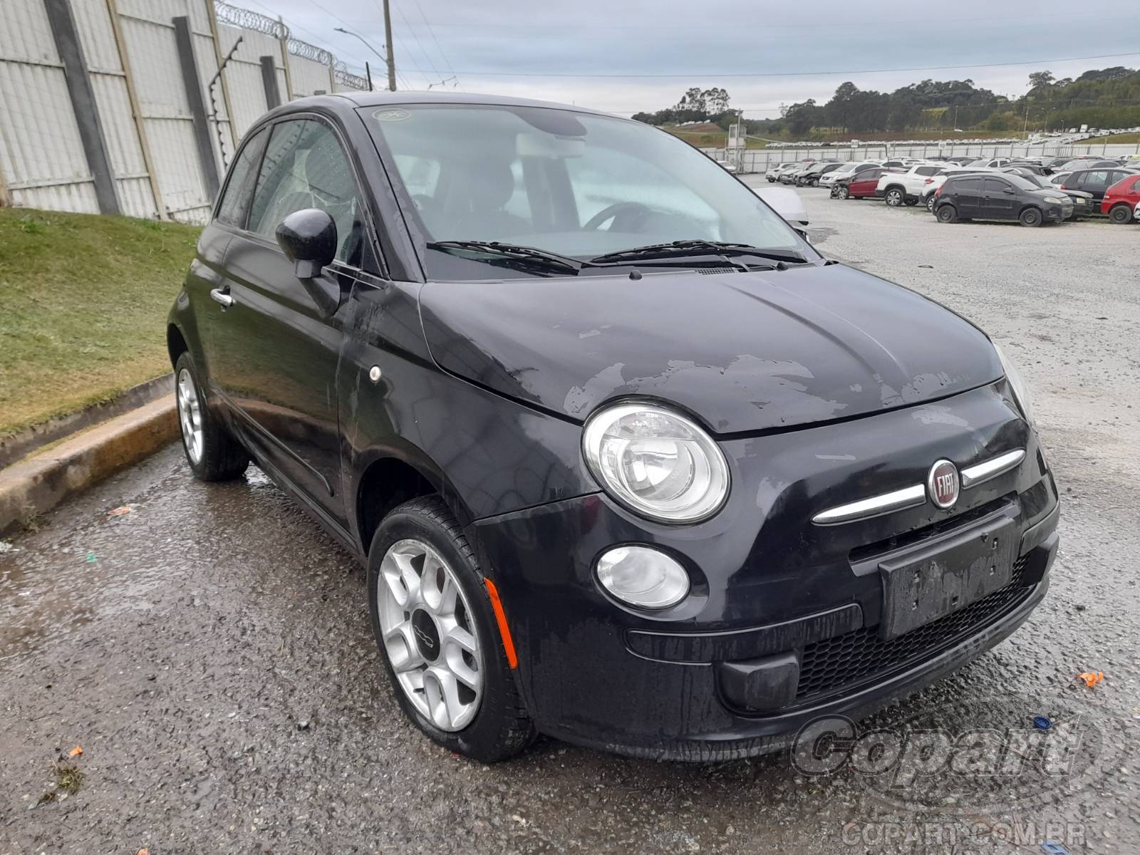 Veículo Fiat 500 FIAT 500 Cult Dualogic 1.4 Evo 2014 2014 em leilão