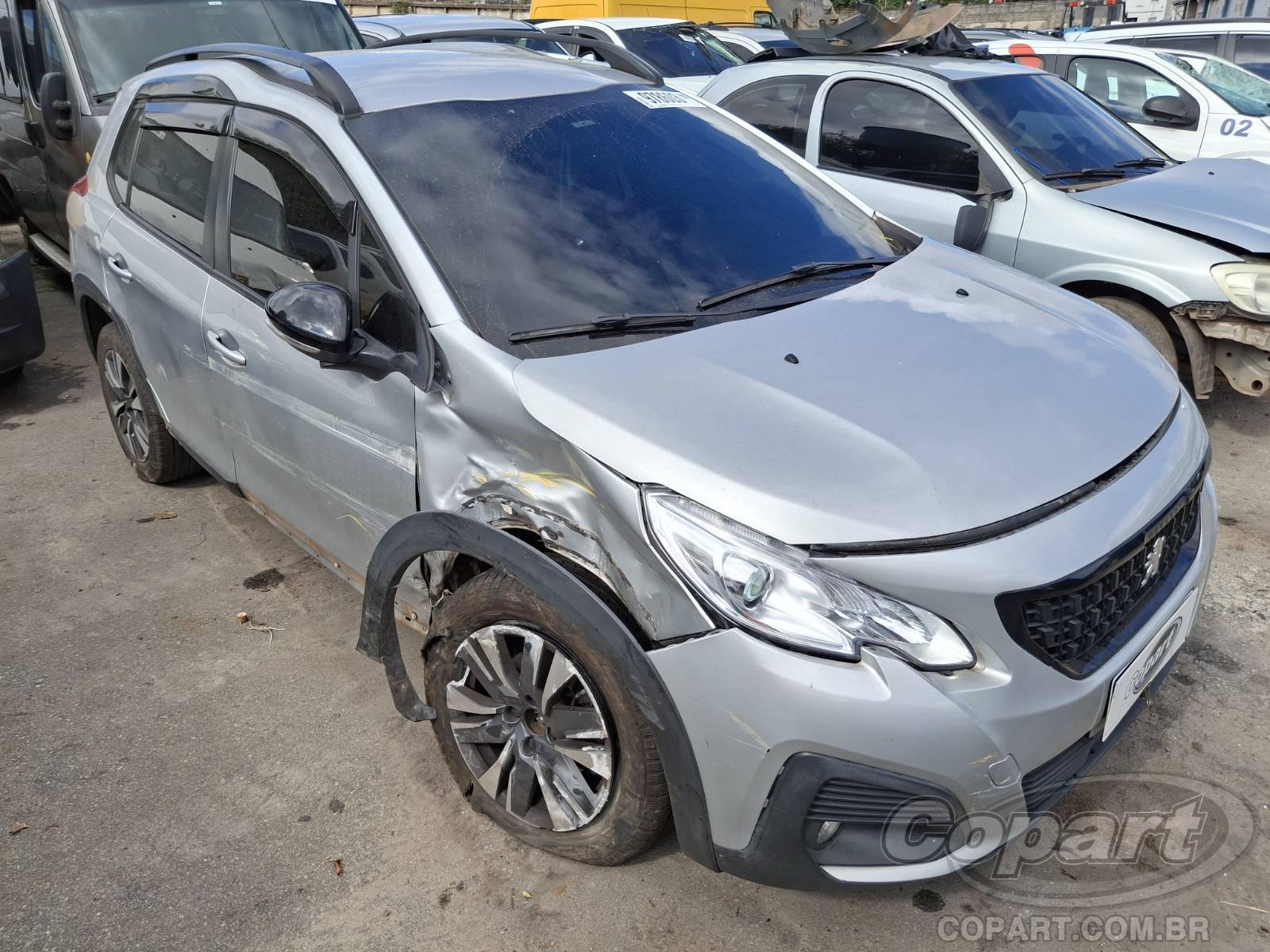 Peugeot 2008 Allure 1.6 16V VVT 2022 Médio Colisão