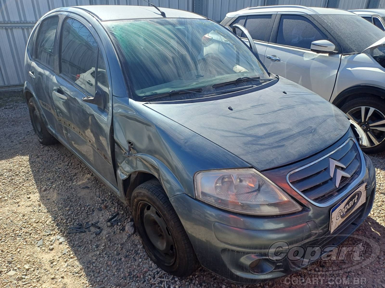 Veículo Citroën C3 Citroen C3 Exclusive 1.4 2009 Colisão Média Monta 2009 em leilão
