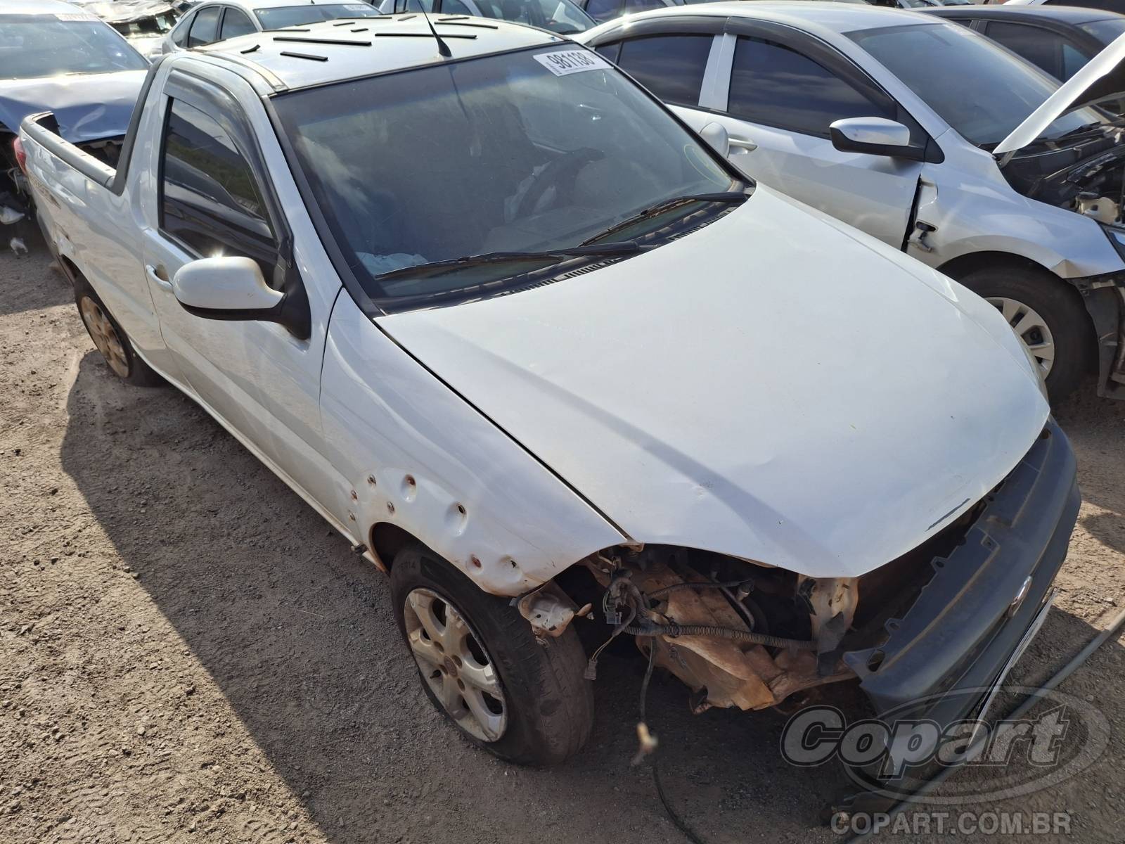 Veículo Fiat Strada Fiat Strada Freedom 1.4 Evo 2020 Médio Dano Frontal 2020 em leilão