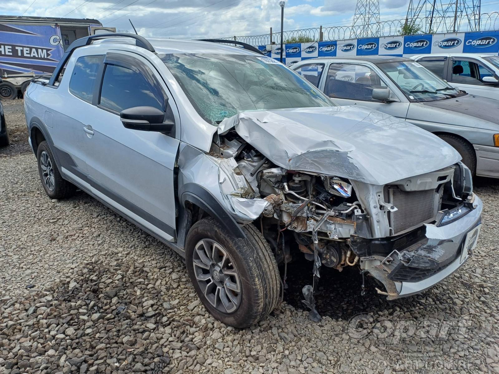 Veículo VOLKSWAGEN Volkswagen Volkswagen Saveiro CD Cross 1.6 16V Flex 2021 em leilão