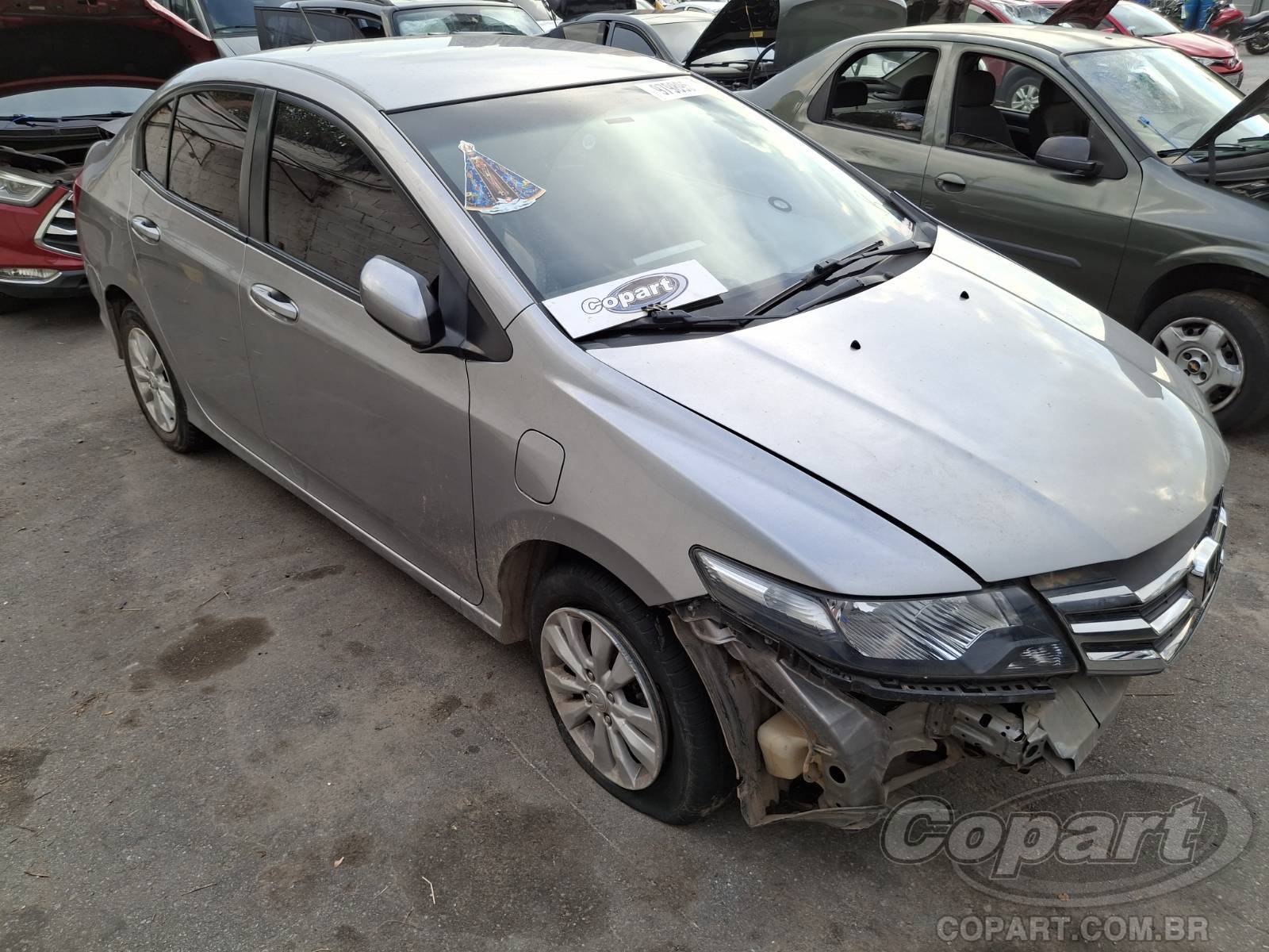 Honda City LX 1.5 16V 2013 Colisão Média Monta