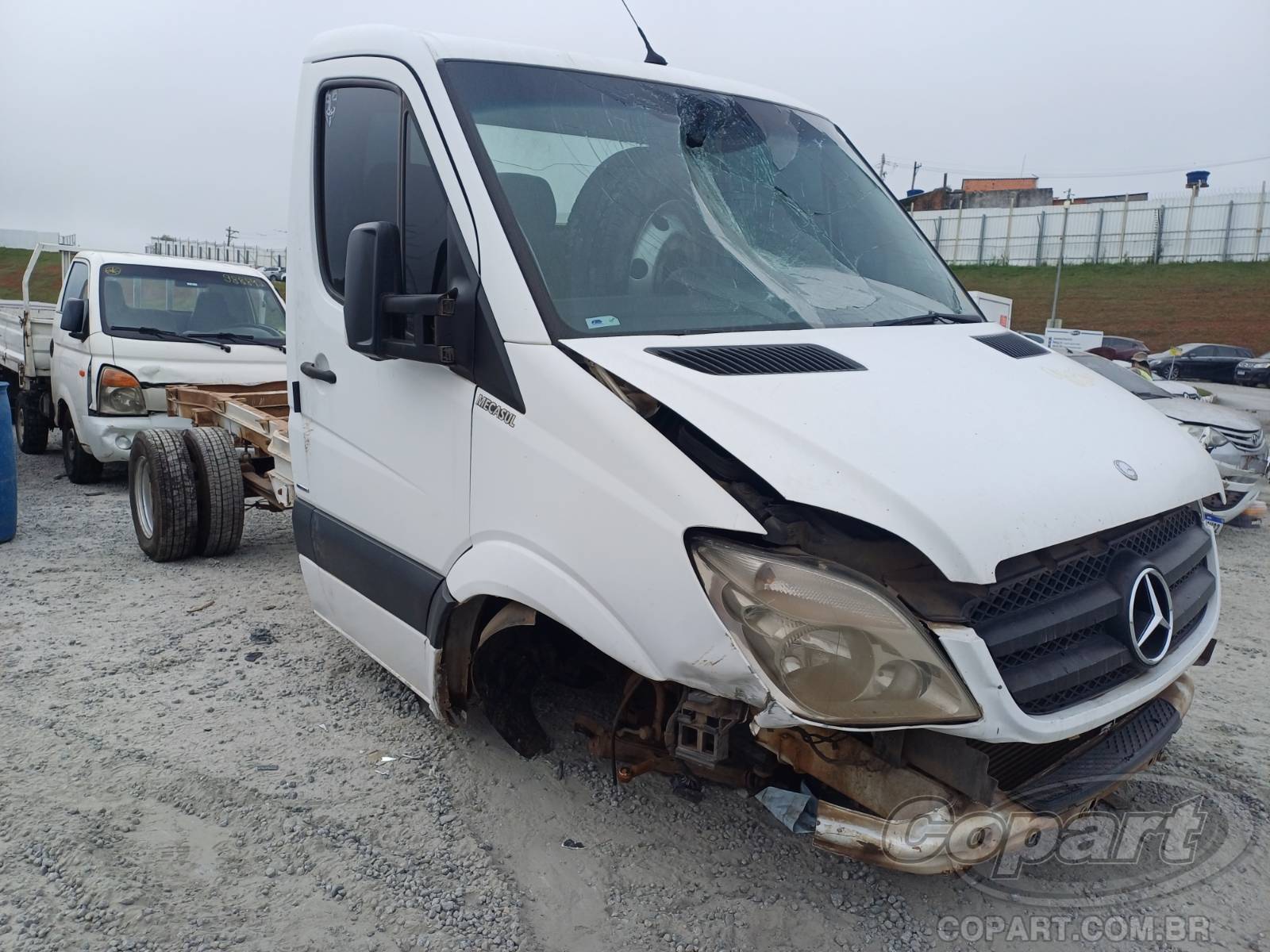 Veículo Mercedes-Benz Sprinter Mercedes Benz Sprinter Chassi 515 CDI 2.2 BiTurbo 2016 Médio Dano 2016 em leilão