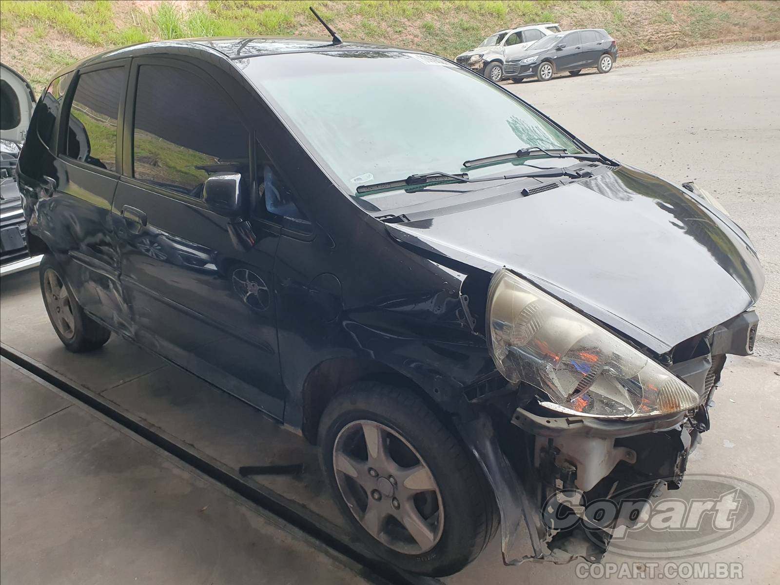 Veículo Honda Fit Honda Fit LXL 1.4 2008 Médio Dano Frontal 2008 em leilão